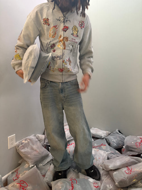 Deceived Emotions Hoodie (grey)