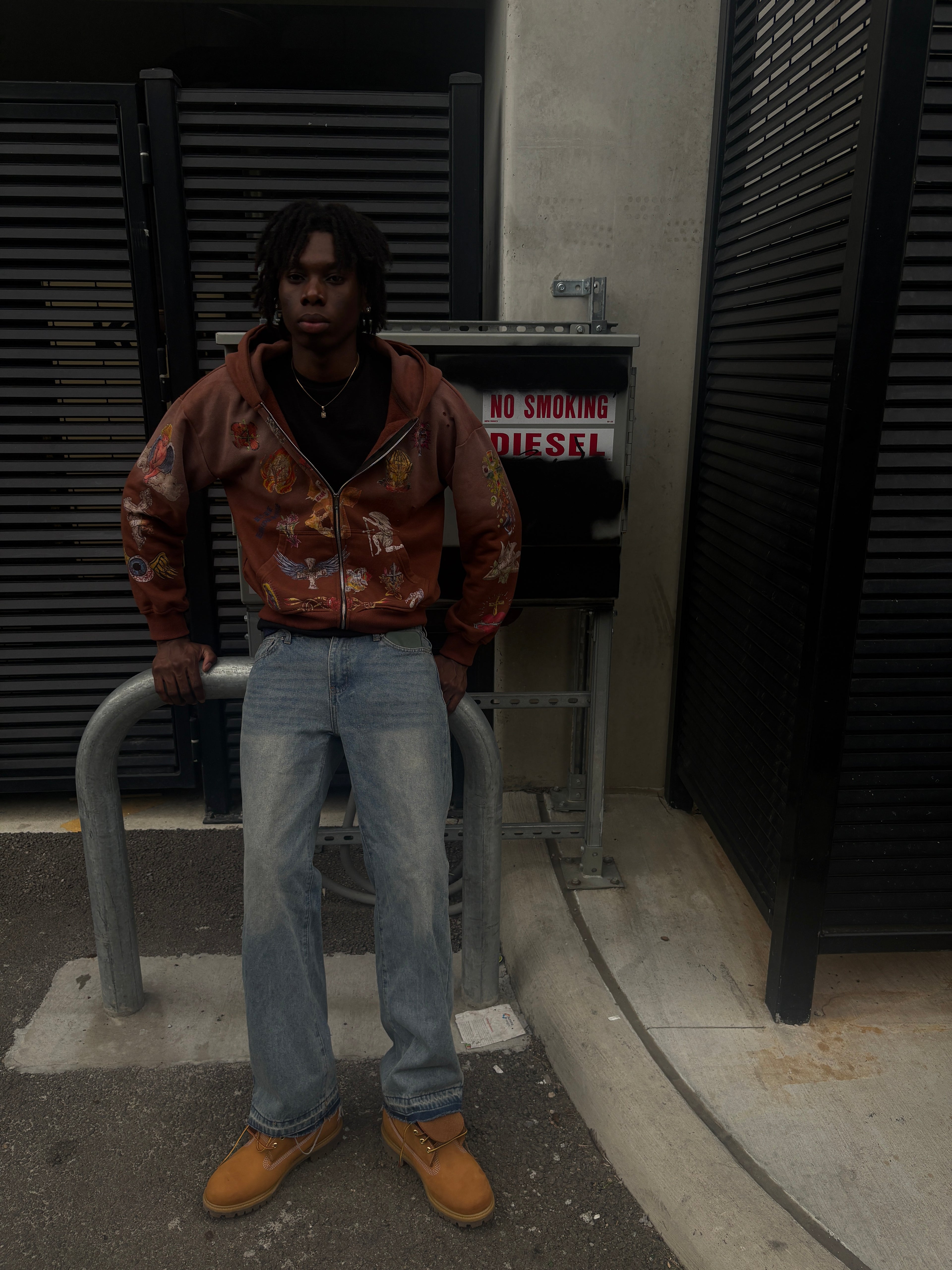 Deceived Emotions Hoodie (Brown)