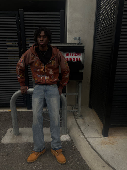 Deceived Emotions Hoodie (Brown)